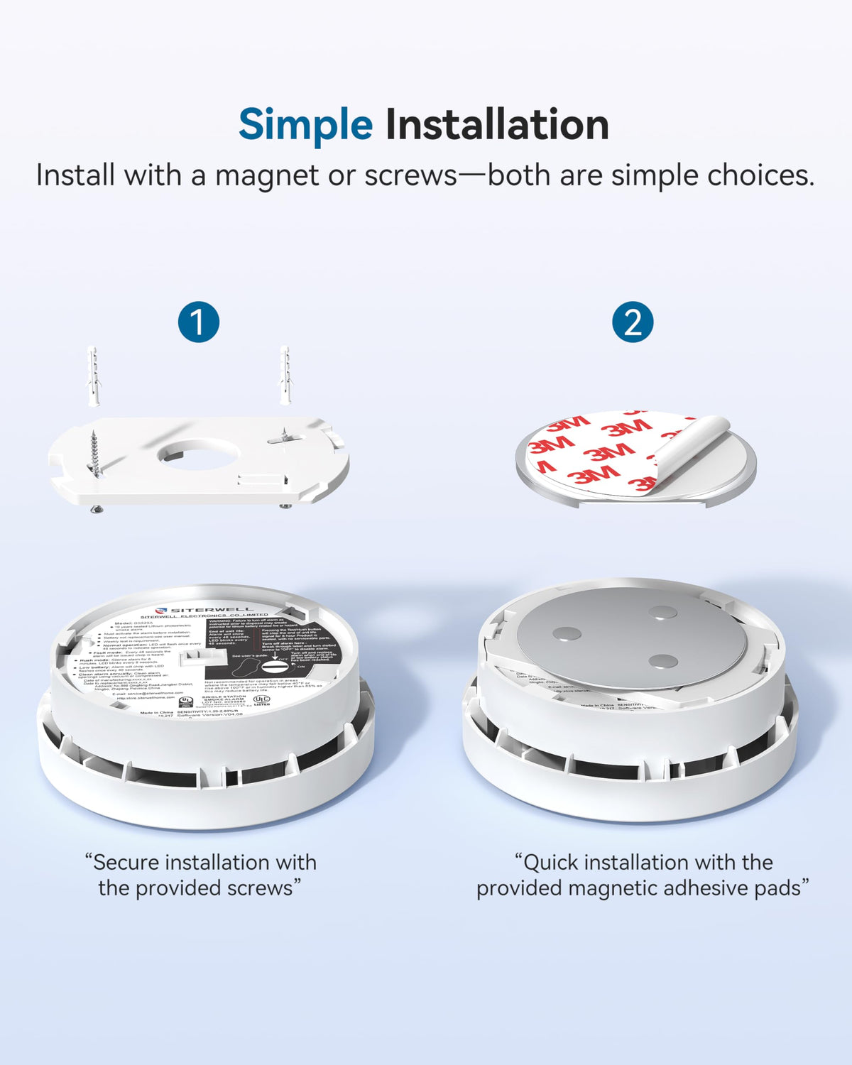 Smoke Detector 10 Year Battery Smoke Alarm O91481