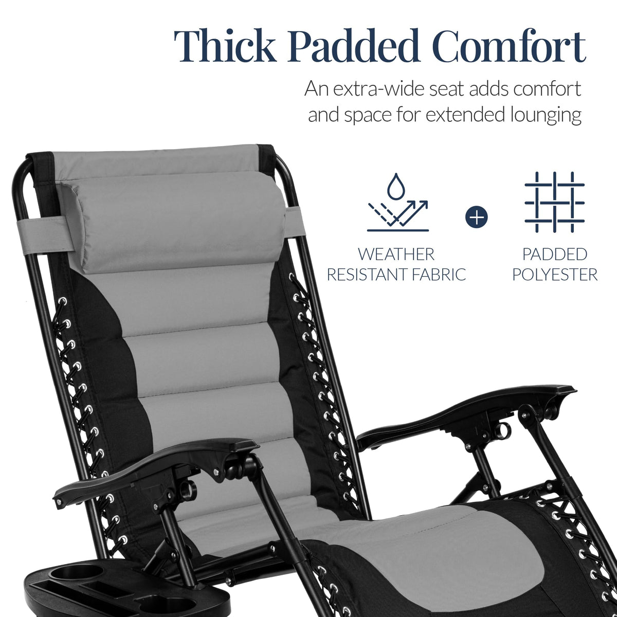 Oversized Padded Zero Gravity Chair Recliner S216