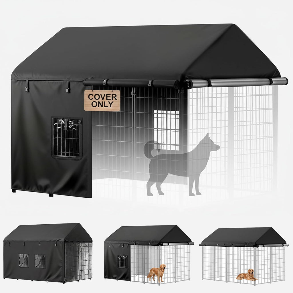 8x4x6ft Waterproof Dog Kennel Cover X476