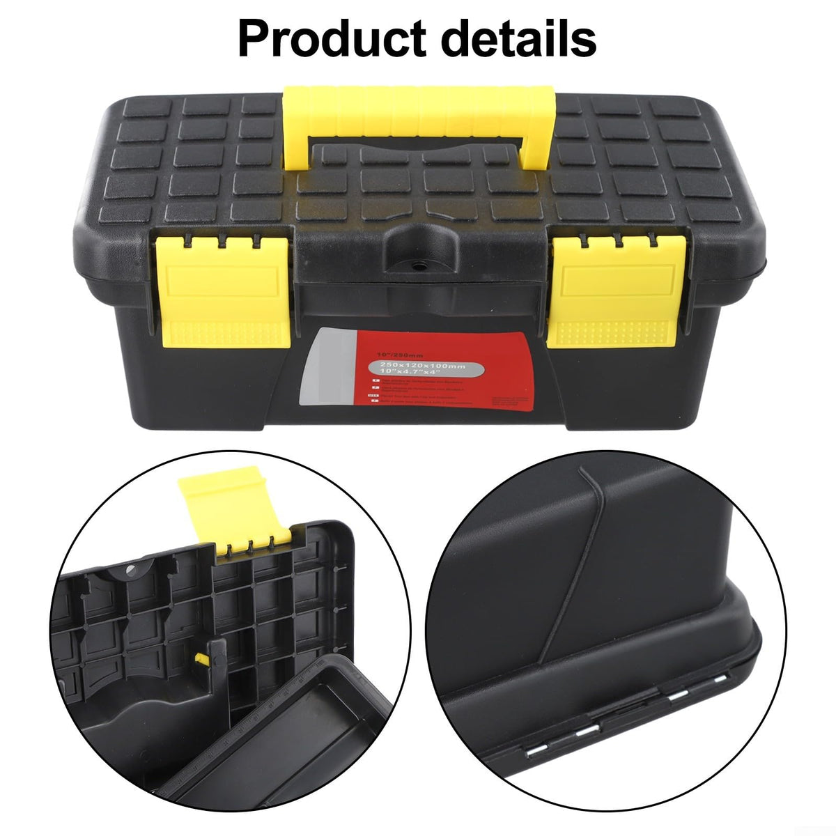 10 Inch 2-Layer Plastic Toolbox Z914