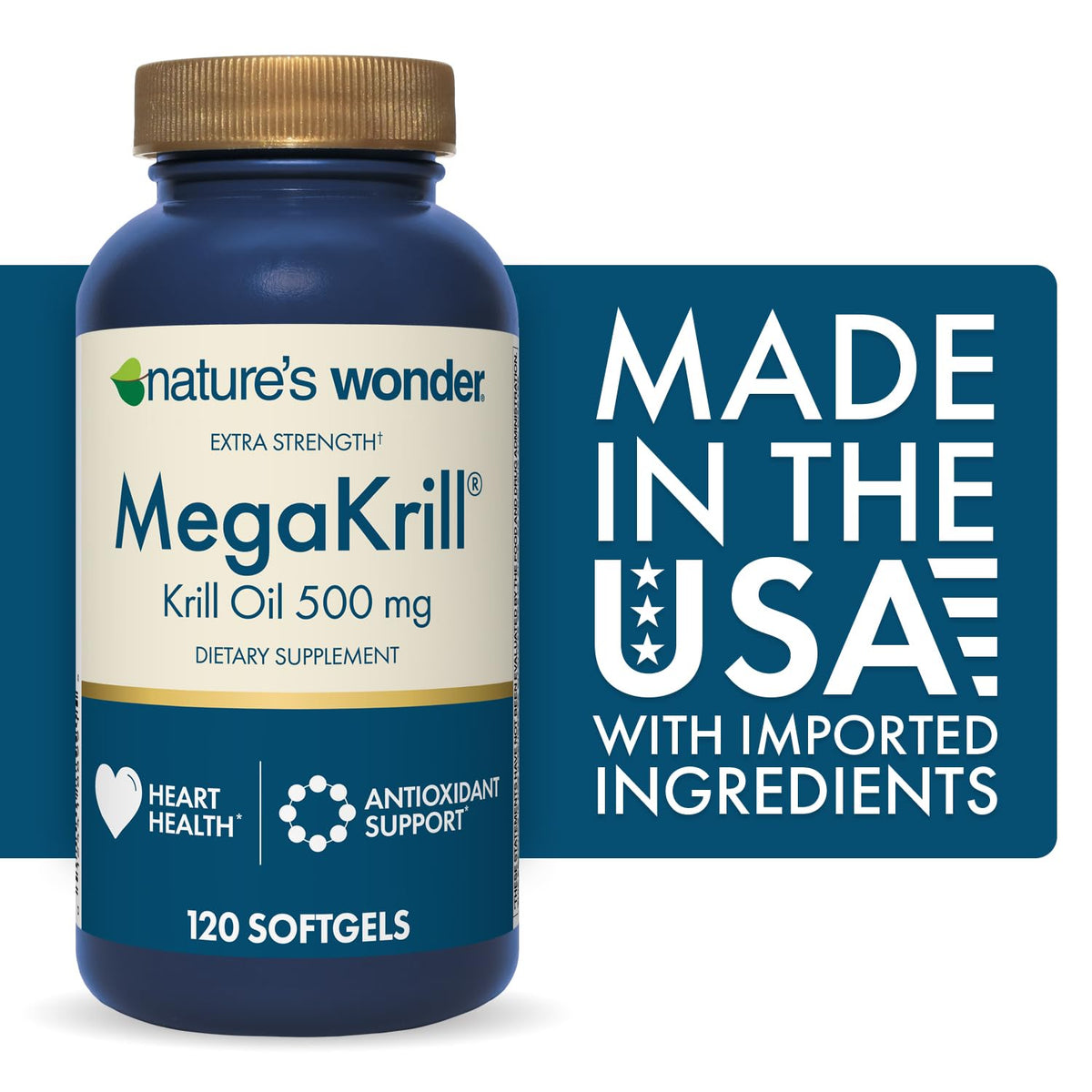 Krill Oil 500mg EPA & DHA 120 Softgels P55328