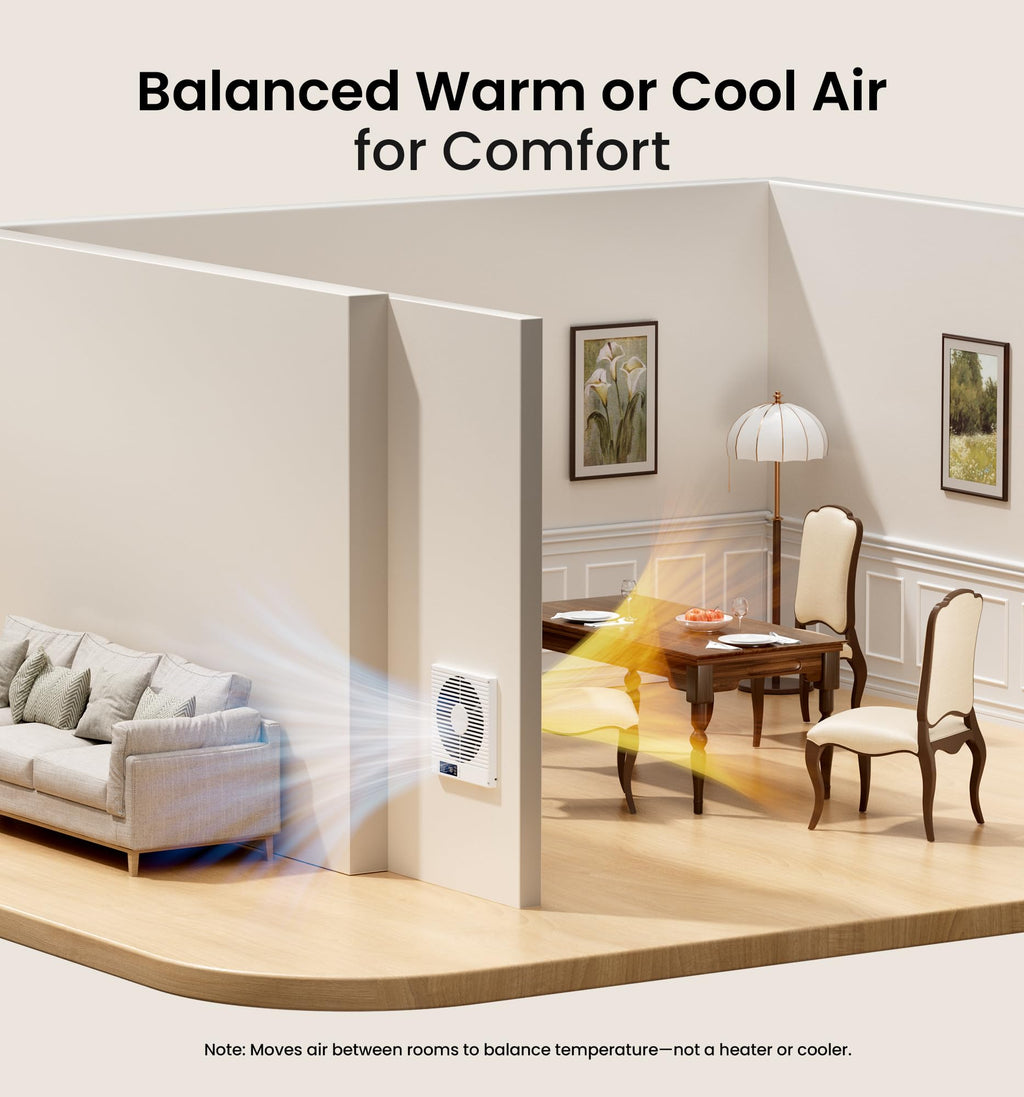 8" Room to Room Ventilation Fan with Remote X776