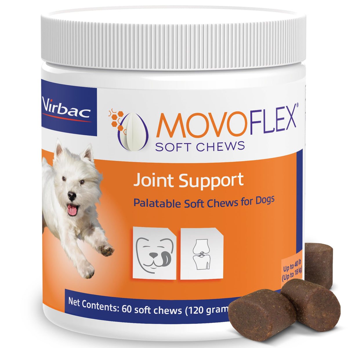 Joint Support Supplement for Dogs - 60 Soft Chews for Small Dogs X379362