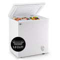 5.0 Cu.Ft White Chest Freezer with Removable Basket I2336