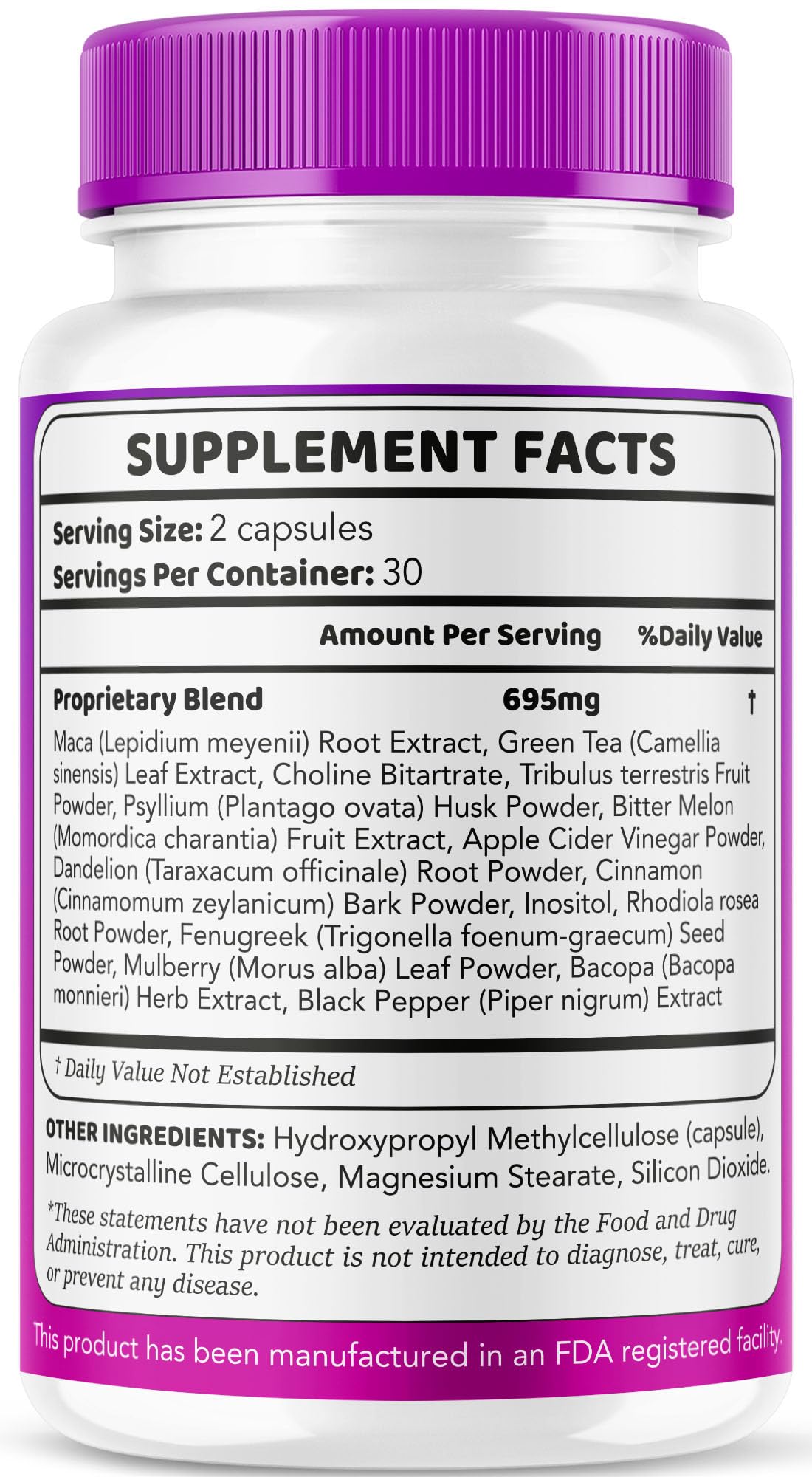 Natural Supplement 60 Capsules Z1784