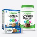 Organic Vegan Protein Powder and Protein Bars Bundle F26754