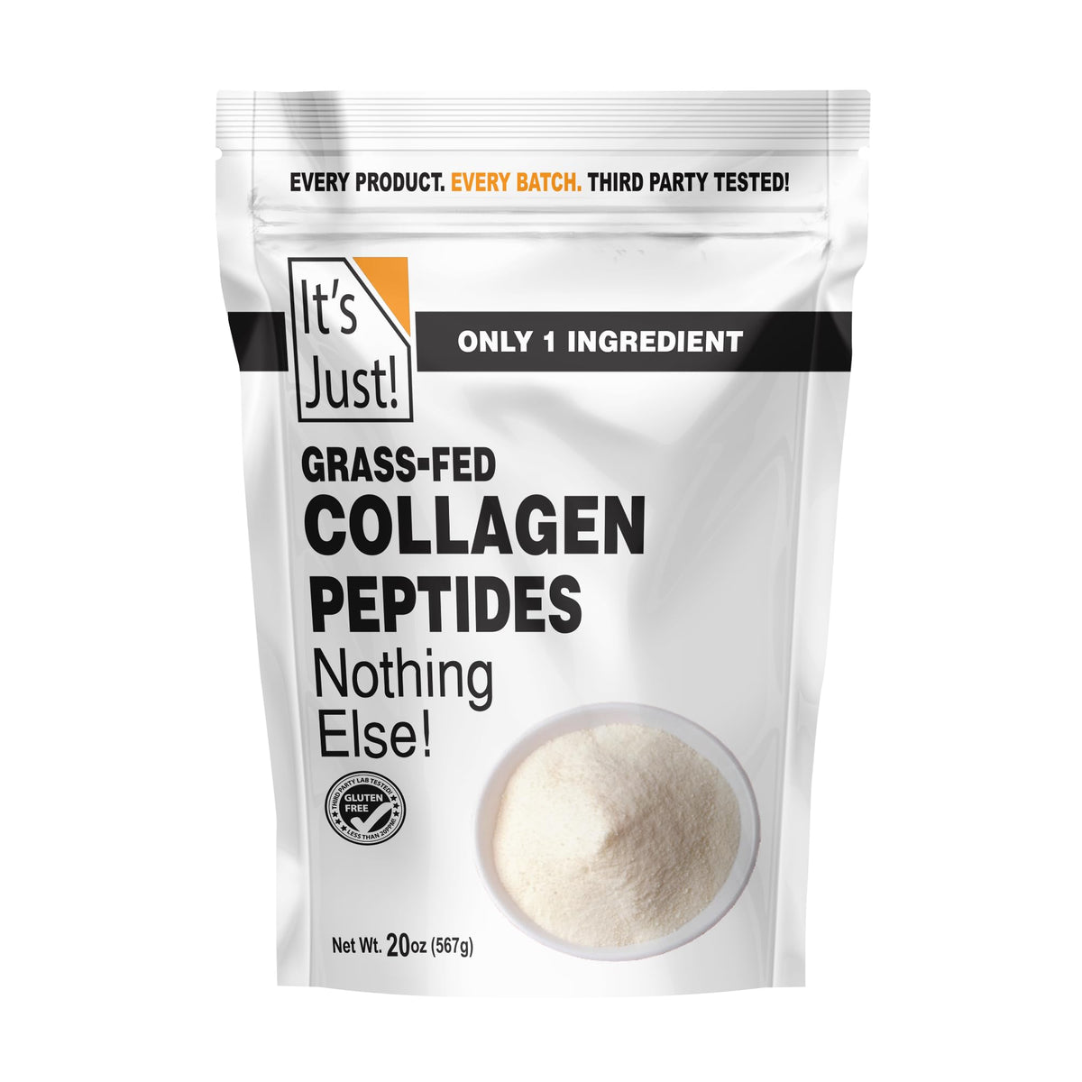 Collagen Peptide Grass-Fed Protein Powder Unflavored 20oz M5869