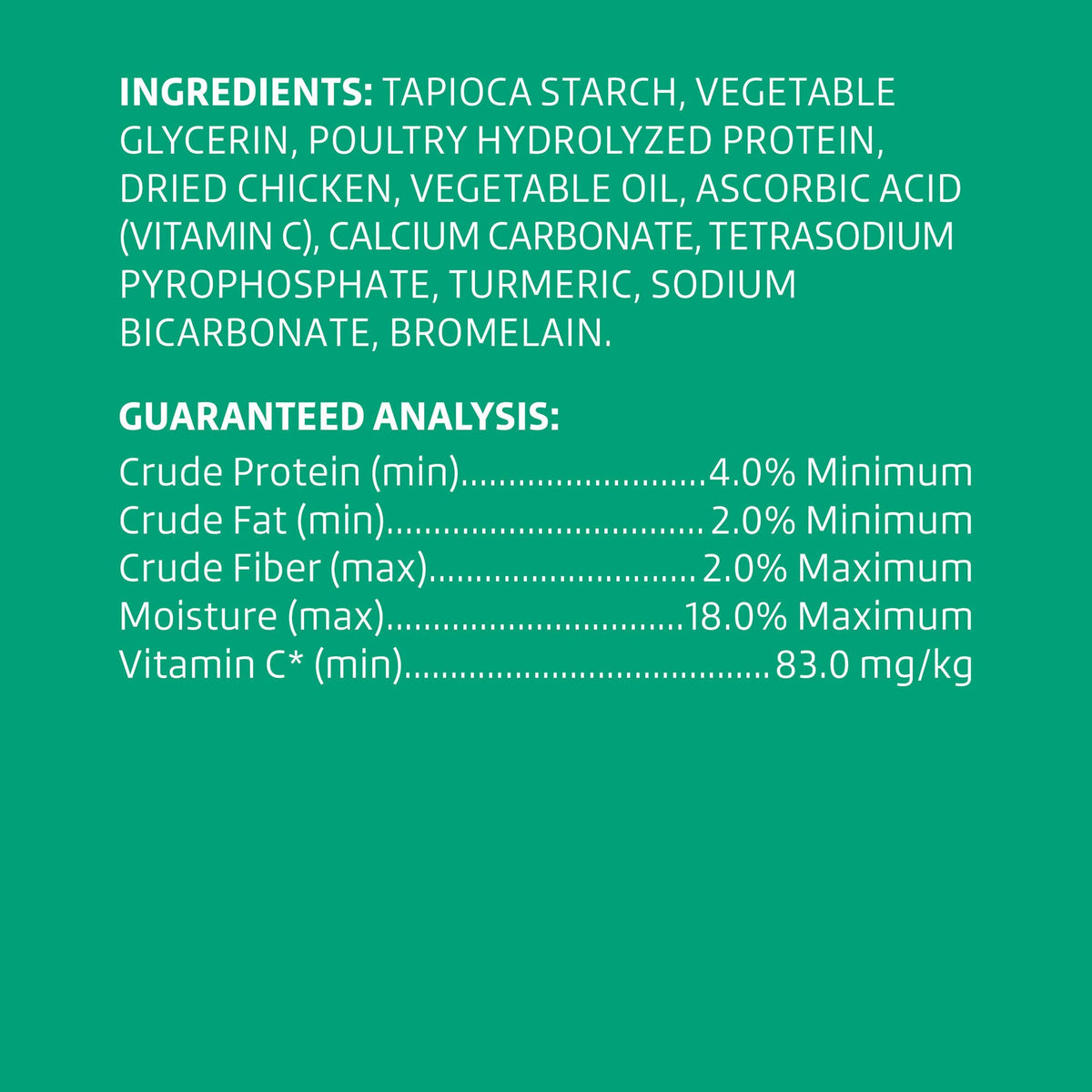 Chicken Flavor Dental Sticks for Large Dogs, 40 Count J643