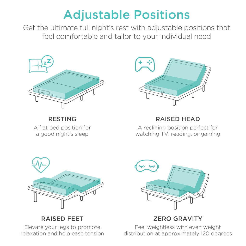 Twin XL Size Adjustable Bed Frame X4700