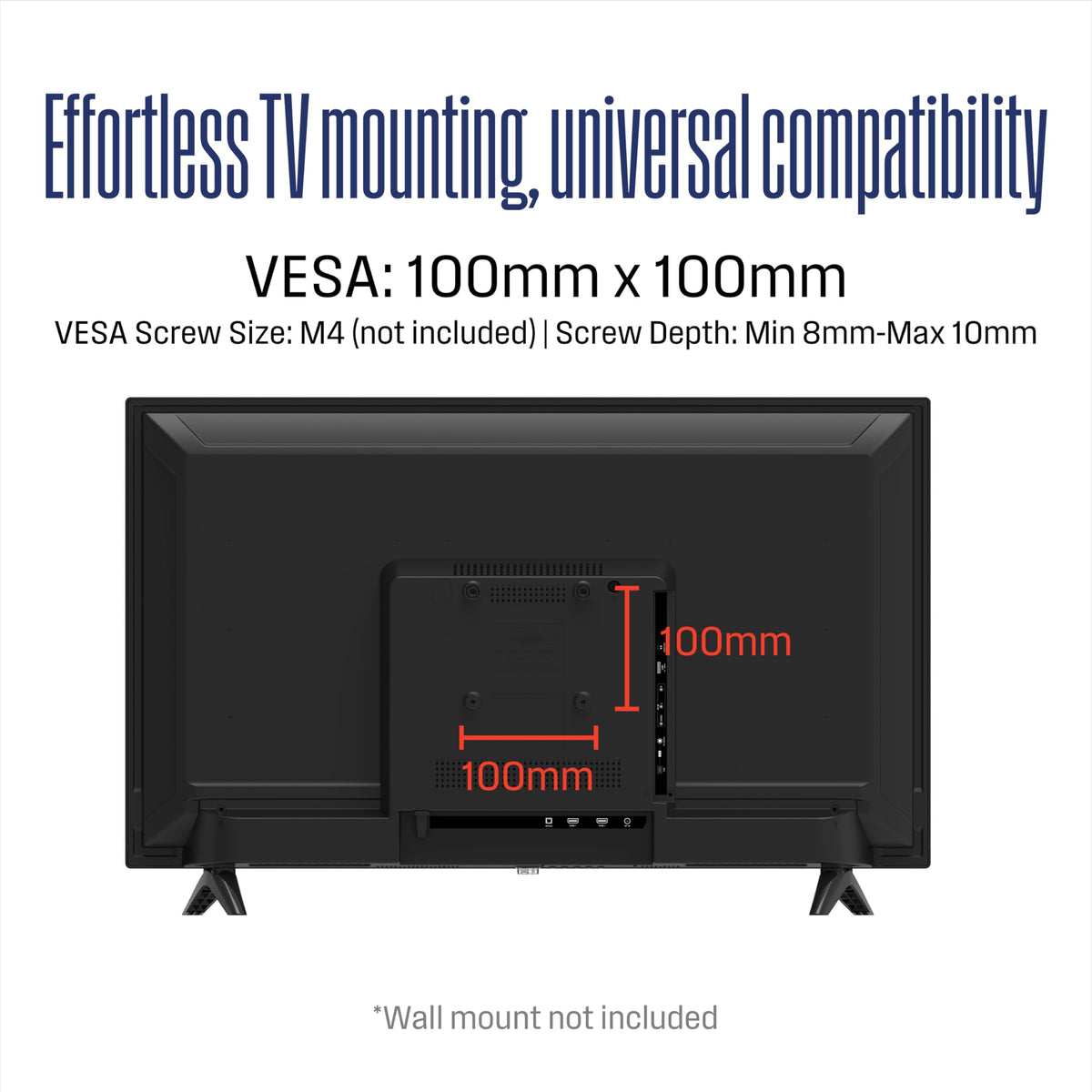 32 Inch HD LED Flat Screen Television V834