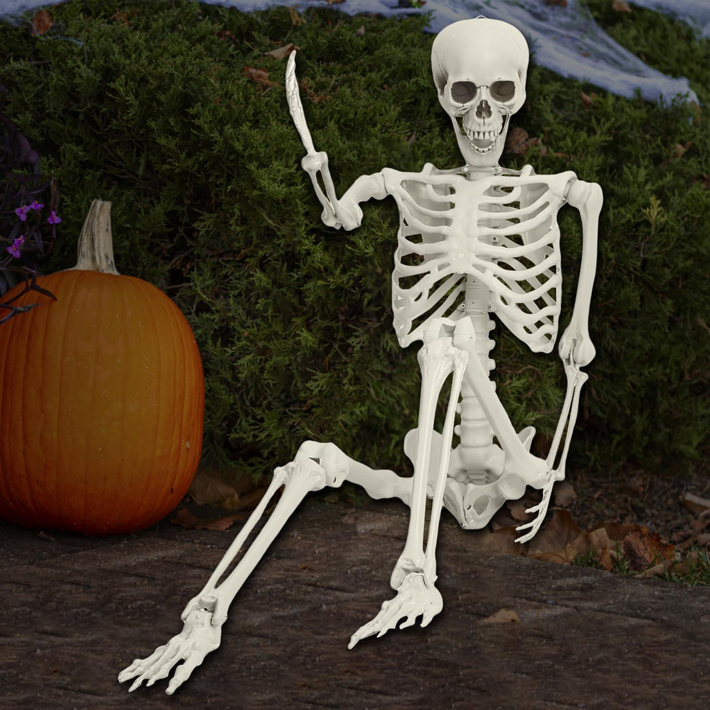 5.4FT Poseable Life Size Plastic Skeleton R4897