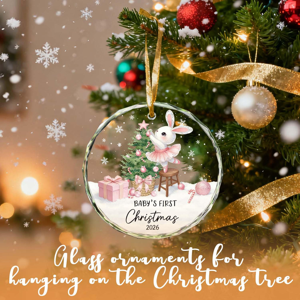Baby Girl First Christmas Ornament J3885