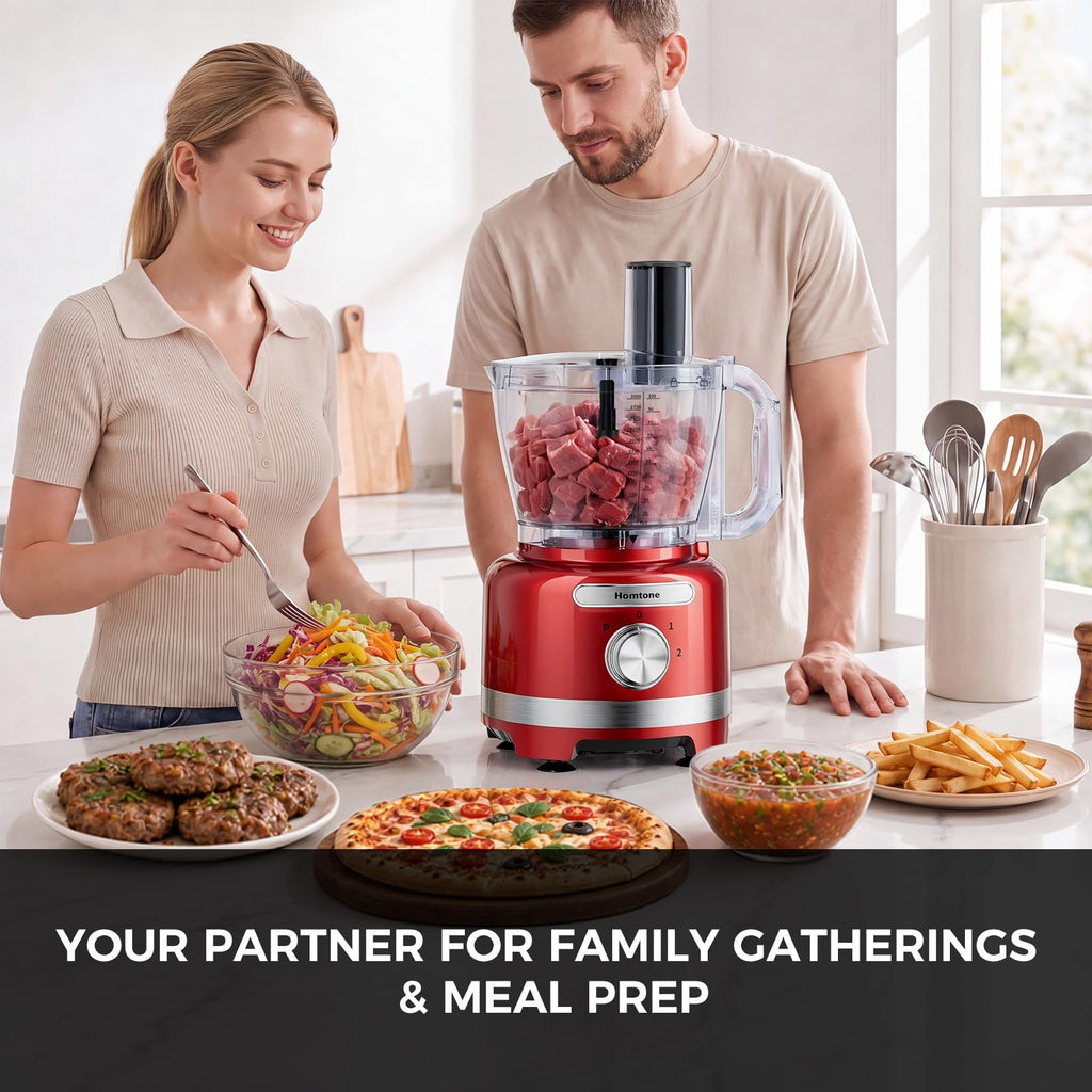 16 Cup Red Food Processor B1817