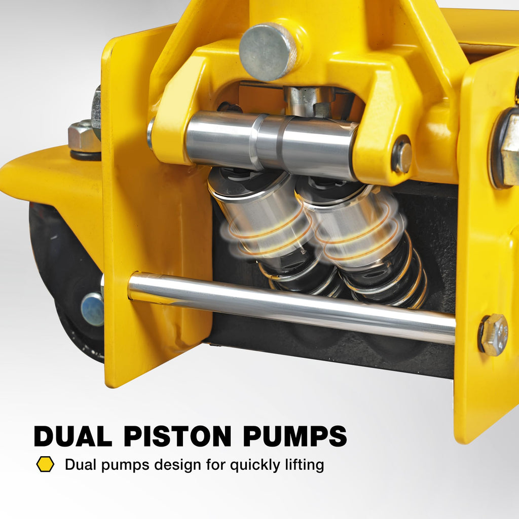 3 Ton Low Profile Hydraulic Floor Jack with Jack Stands P758