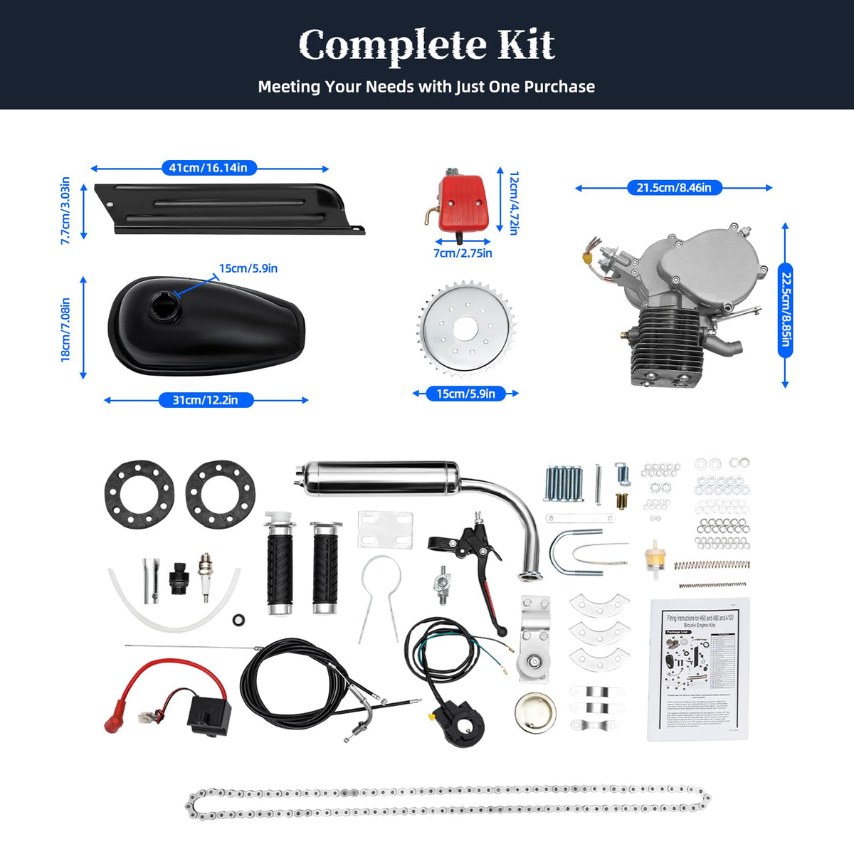 2 Stroke Bicycle Engine Kit K104455