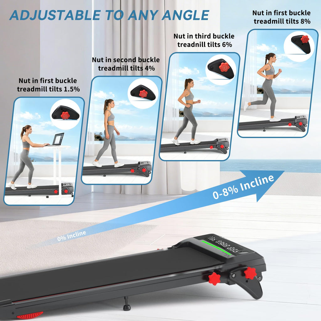 Foldable Treadmill with Incline and Handle Bar G7765