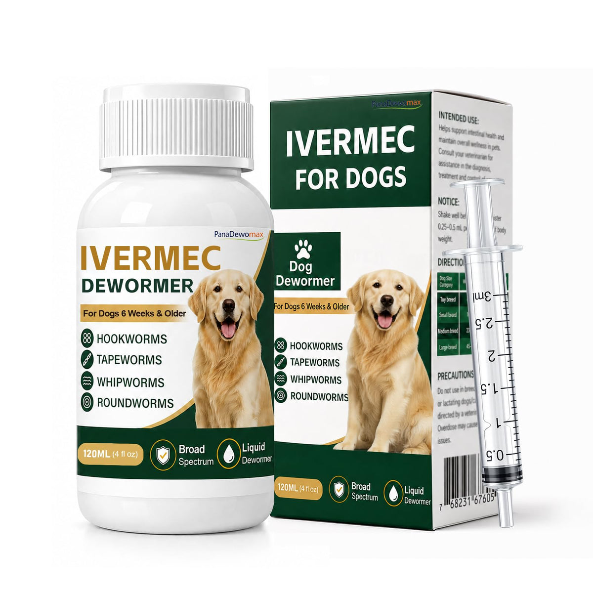 Broad Spectrum Dog Dewormer Q3734
