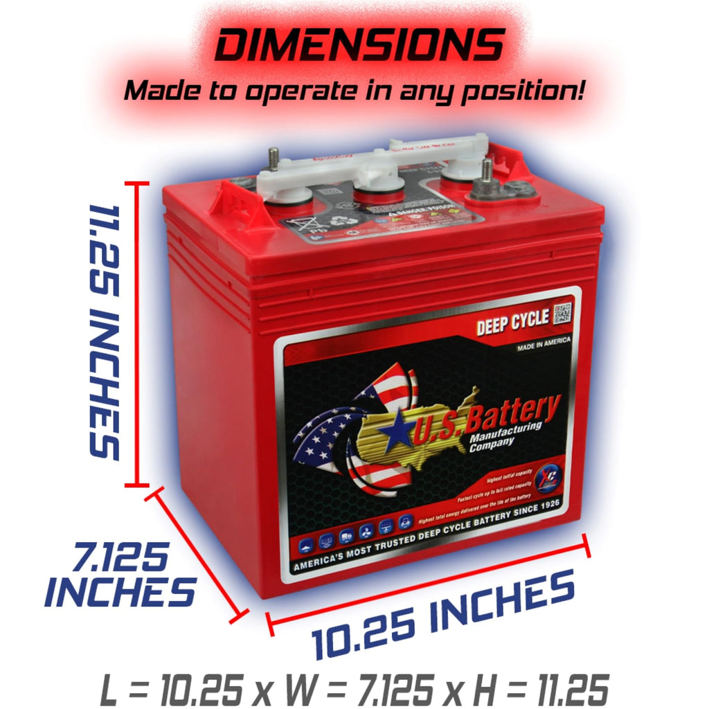 6V Deep Cycle Batteries 4 Pack Z2399