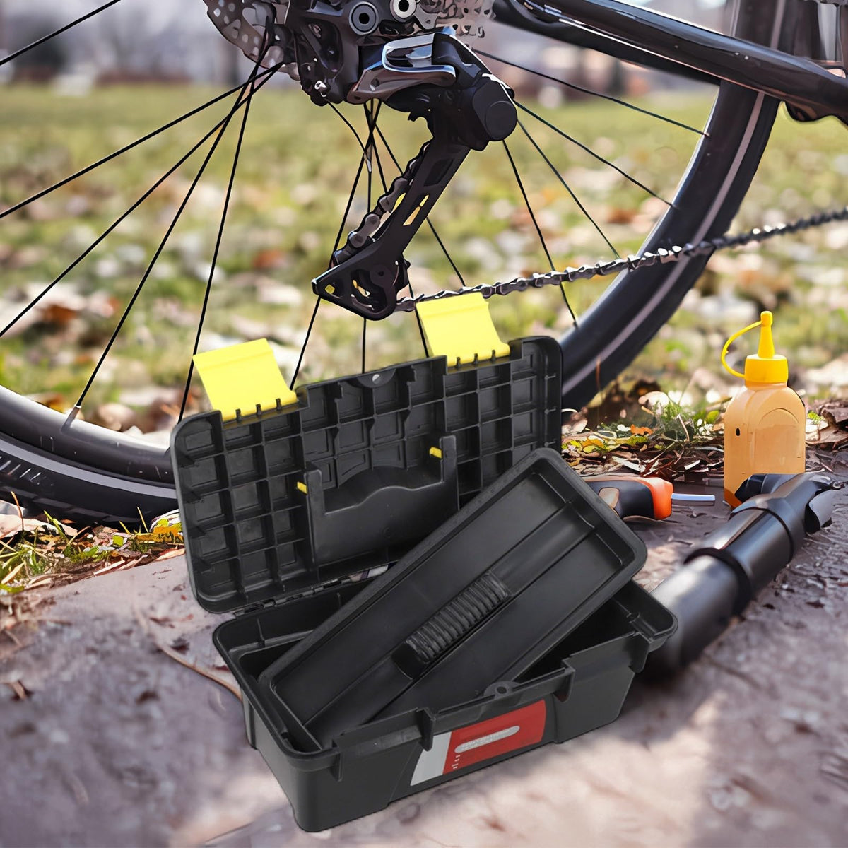 10 Inch 2-Layer Plastic Toolbox Z914