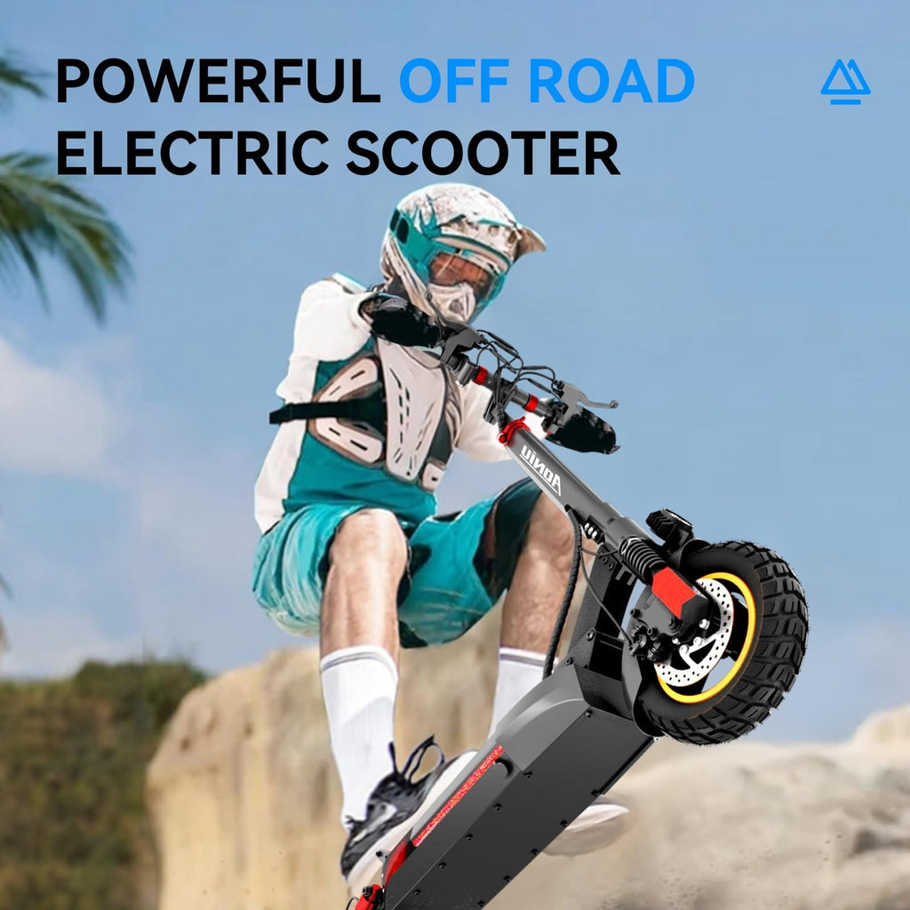 Electric Scooter with Seat 10 inch Off Road Foldable D962954
