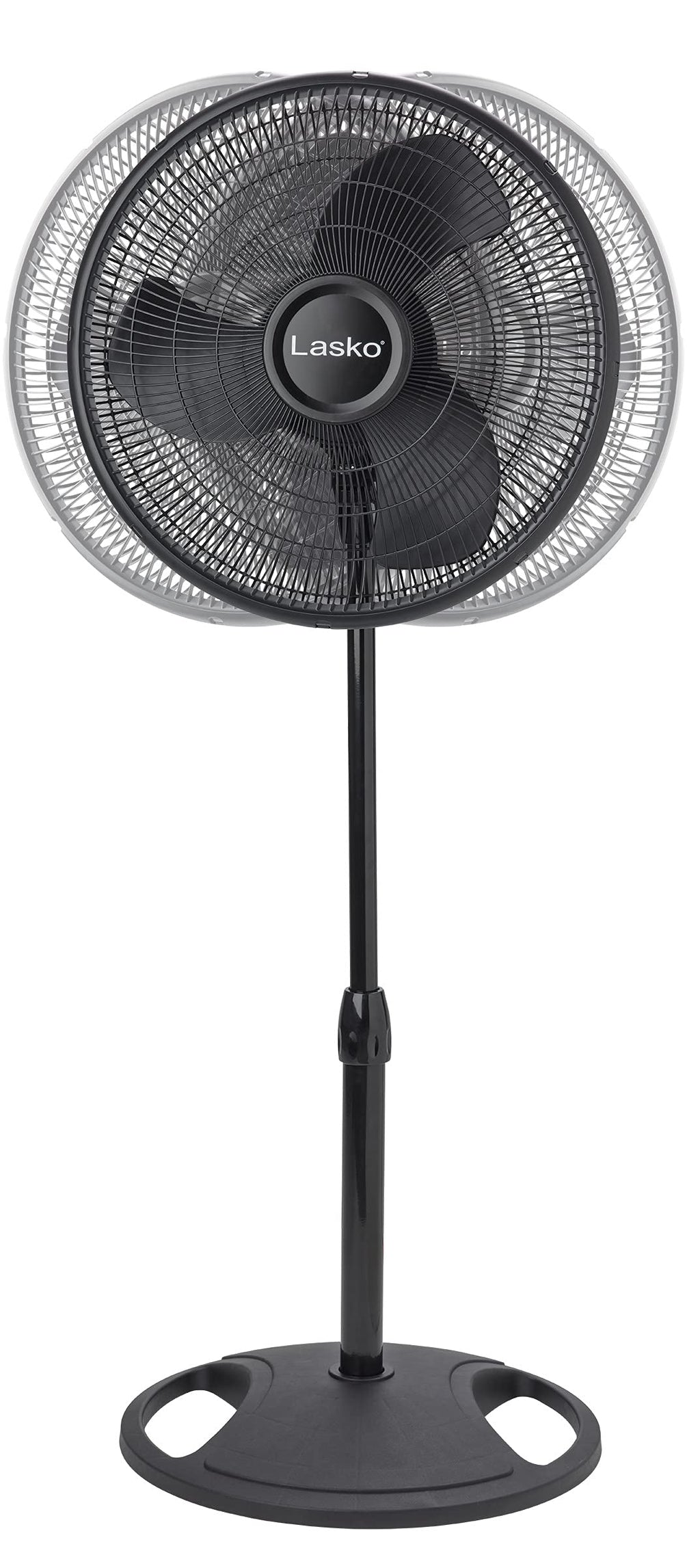Oscillating Standing Pedestal Fan 16" Black H38622