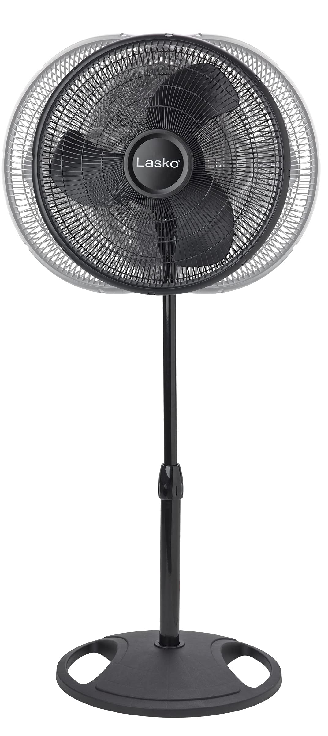 Oscillating Standing Pedestal Fan 16" Black H38622