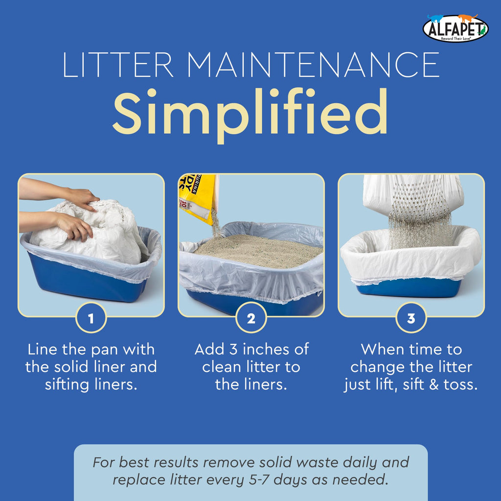 Jumbo 15 Count Pack of 5 Cat Litter Box Liners L738