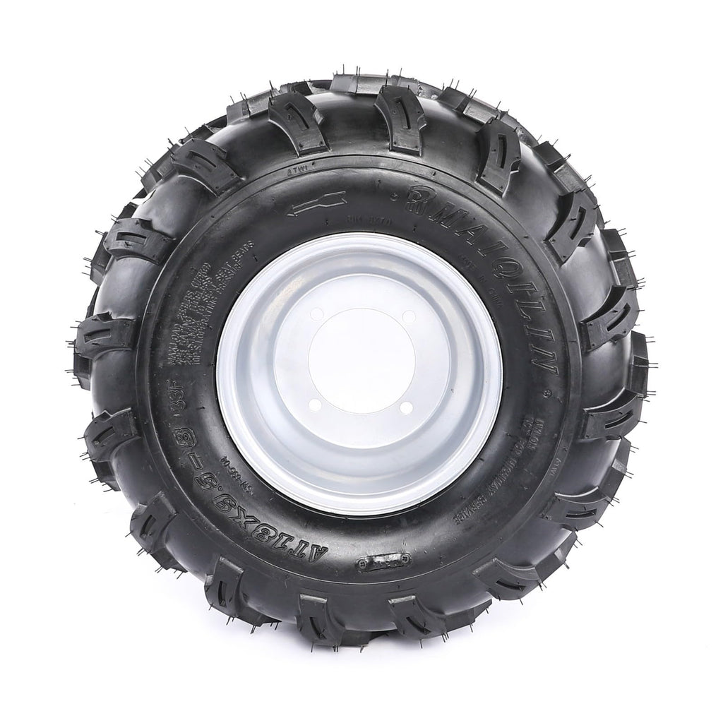 19x7-8 8 Inch All Terrain Tubeless Tire Wheel Assembly 4 Pack E699