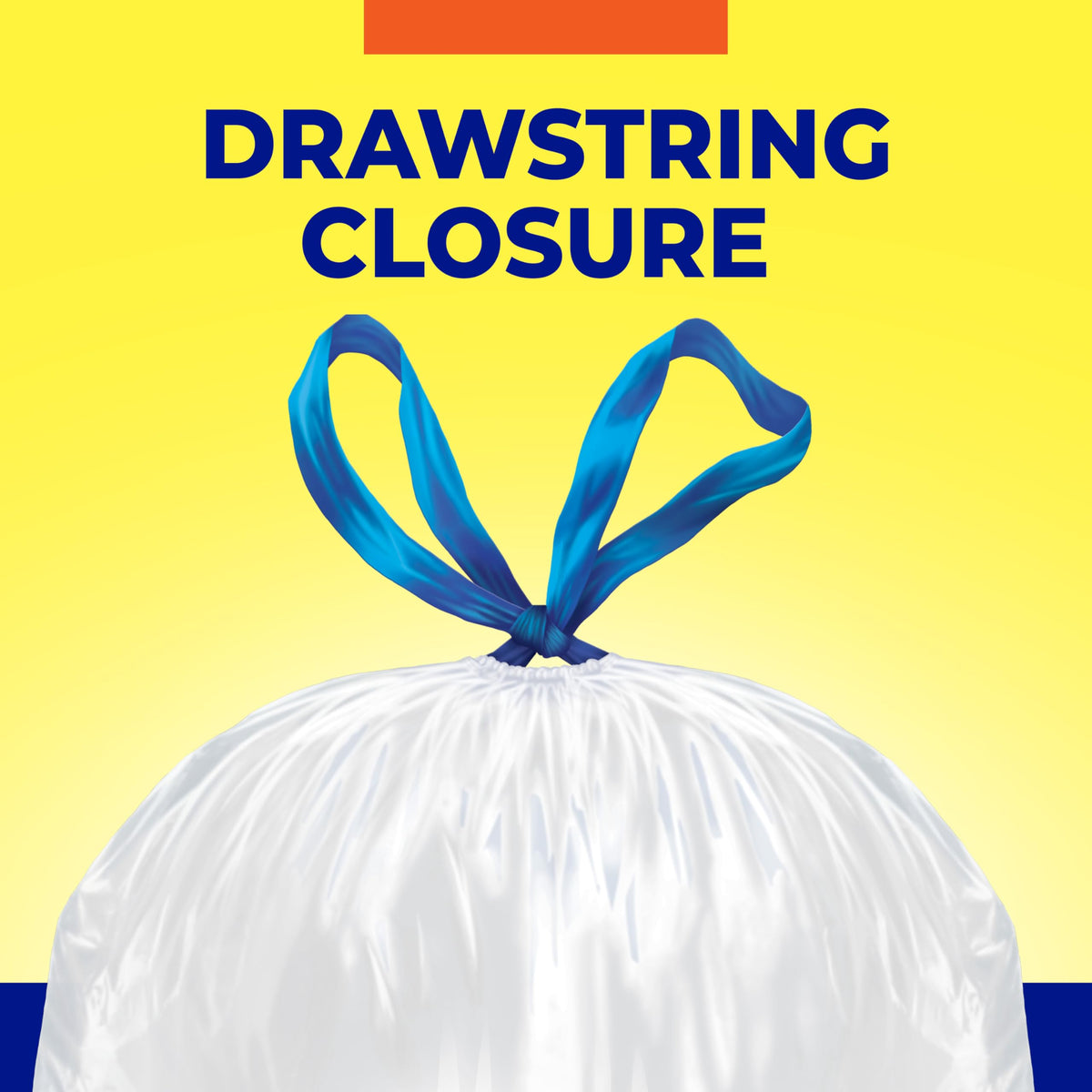 13 Gallon White Unscented Trash Bags 45ct A557299