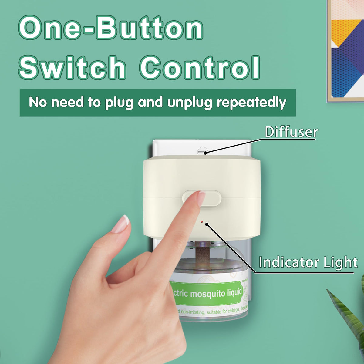 Electronic Mosquito Repellent Plug in with 280 Hr Refills M9865