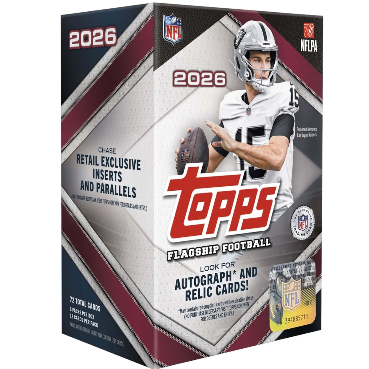 Topps Football Sealed Value Blaster Box 6 Packs T95089