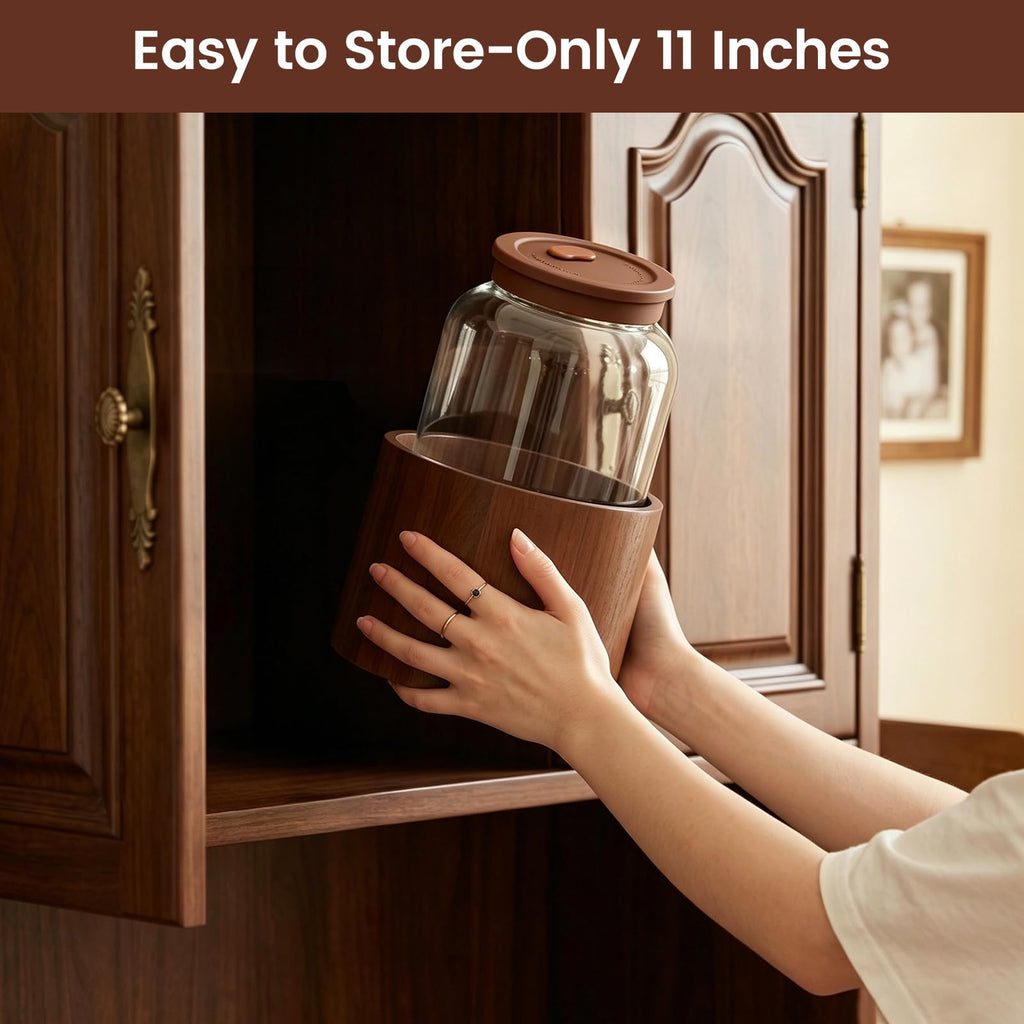 1 Gallon Glass Drink Dispenser M18662