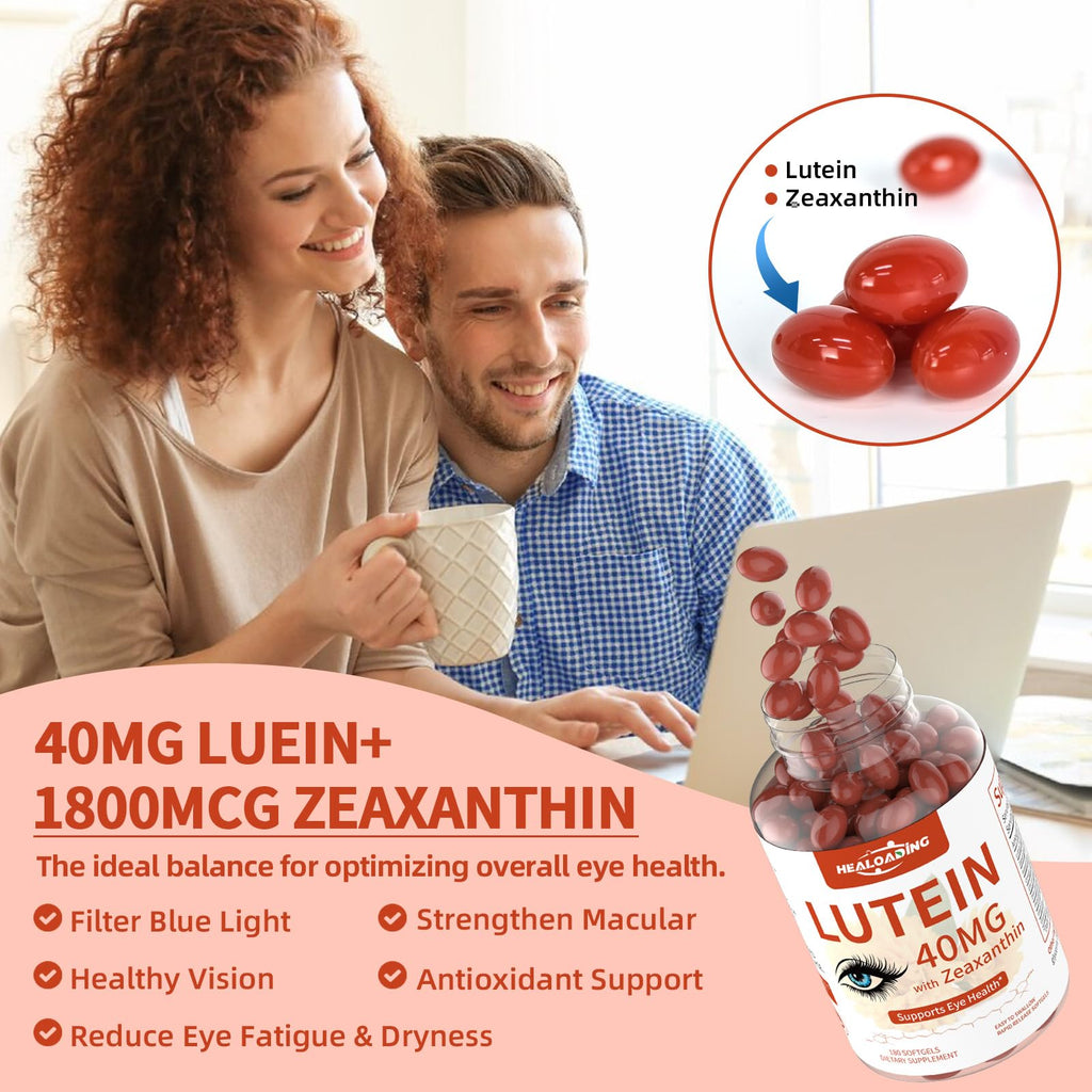 Lutein and Zeaxanthin Softgels with Vitamins C, E, Omega 3 H325