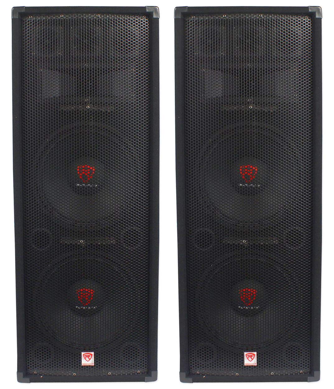 Dual 12" 3-Way 8-Ohm Passive PA Speaker, 2-Pack A571