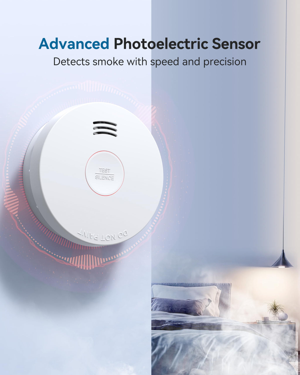 Smoke Detector 10 Year Battery Smoke Alarm O91481