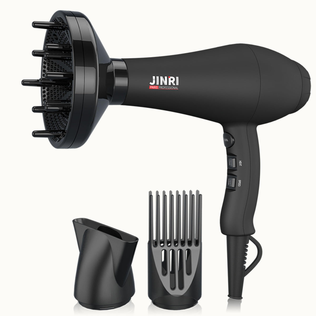 1875W Ionic Hair Dryer with Diffuser and Concentrator Z58260
