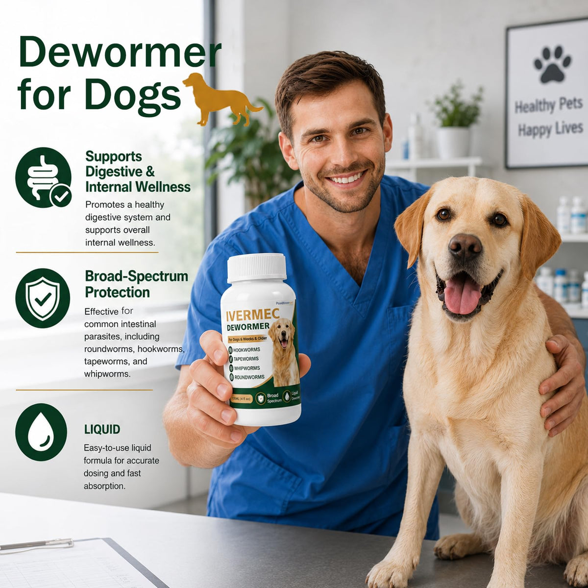 Broad Spectrum Dog Dewormer Q3734
