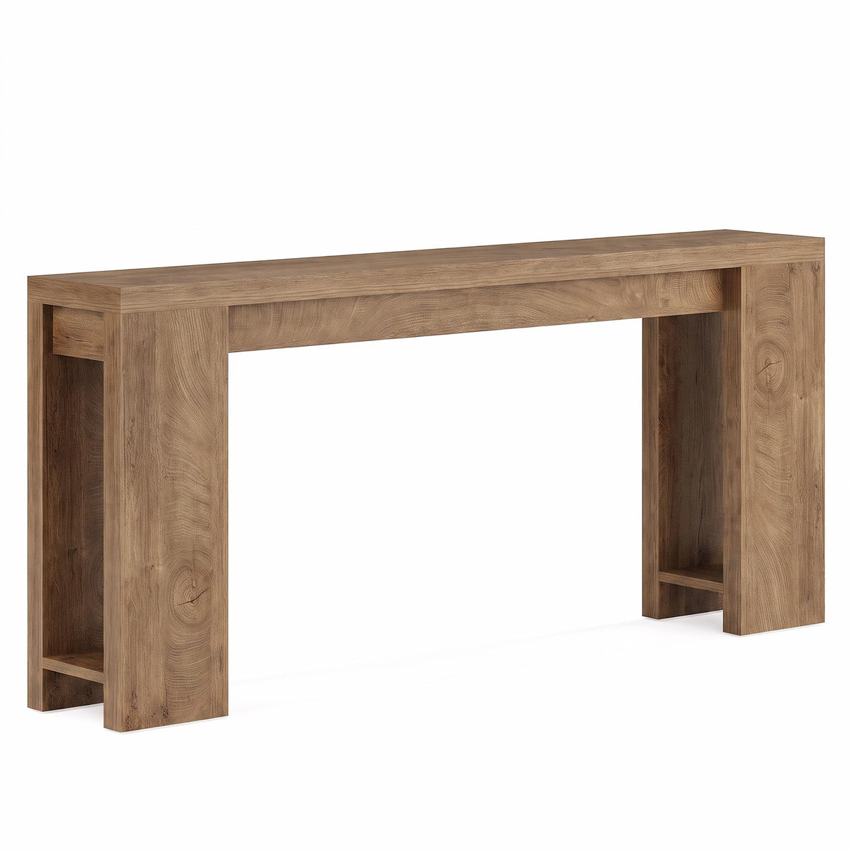 70.9-Inch Light Brown Console Table P155