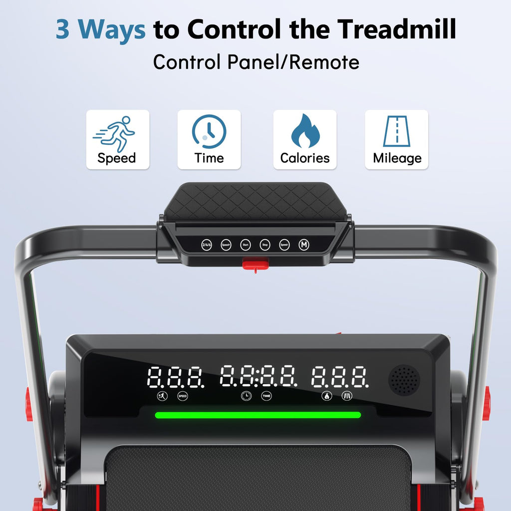 Foldable Treadmill with Incline and Handle Bar G7765
