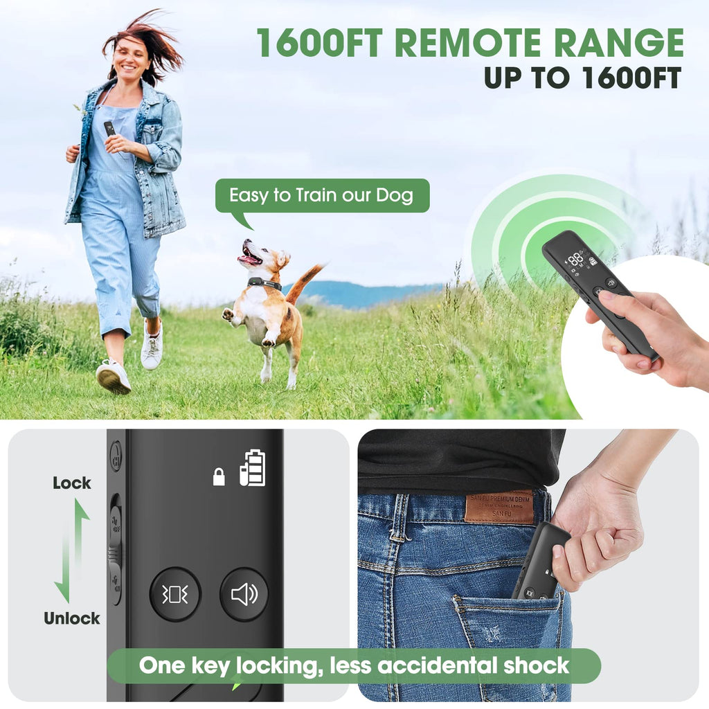 Dog Electric Training Collar with Remote W355044