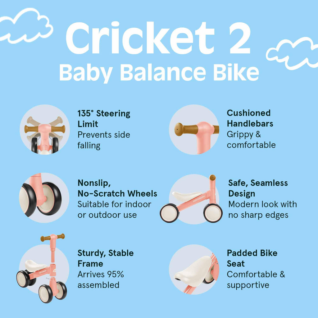 Baby Walker Balance Bike with 4 Wheels S742
