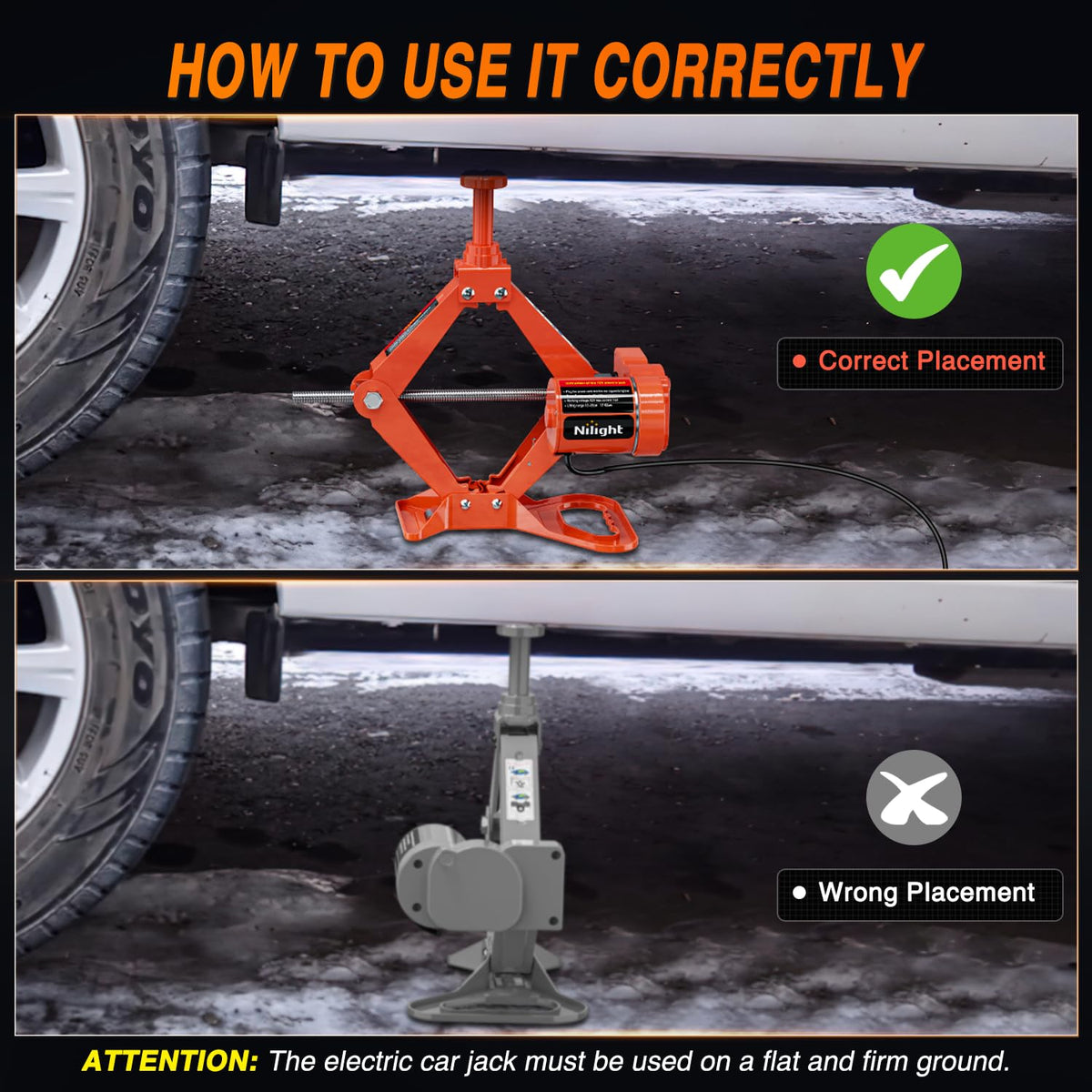 3 Ton 12V Electric Car Jack C728331