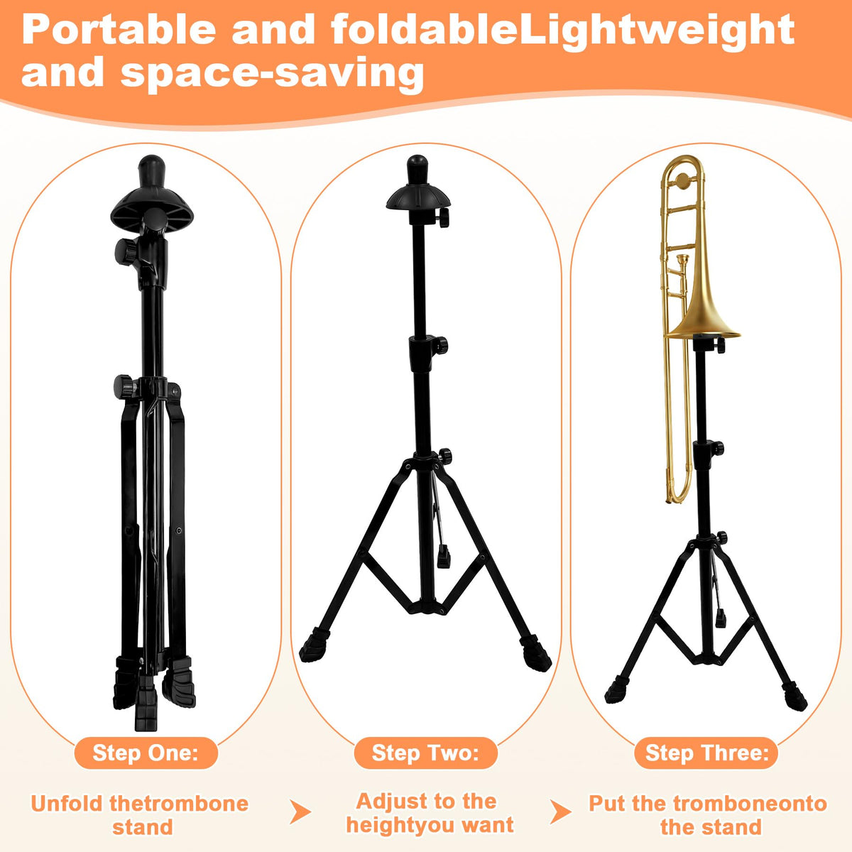 Folding Trombone Stand F7788