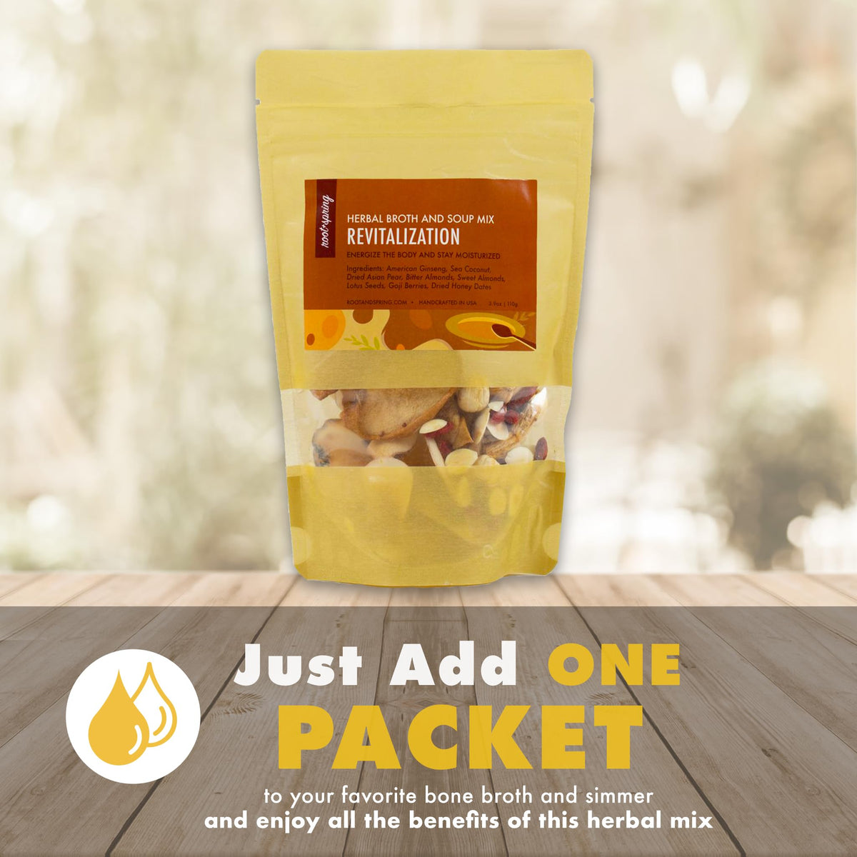 Chinese Herbal Soup Mix Packet 4 to 6 Servings E39308