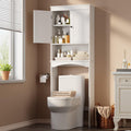 Over the Toilet Storage Cabinet with Adjustable Shelf, White V63898