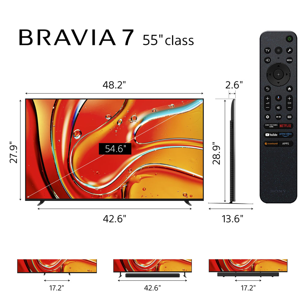 55 Inch Mini LED QLED 4K HDR Smart Google TV M2760