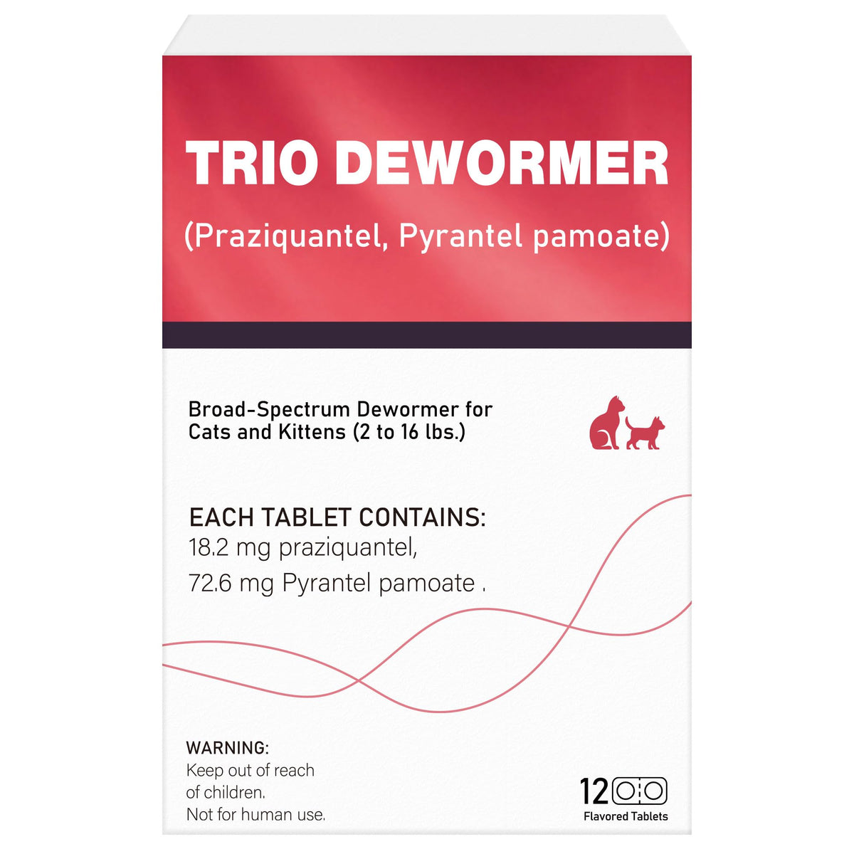 Praziquantel Pyrantel Pamoate Dewormer 12 Tablets Z459819