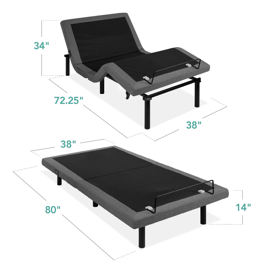 Twin XL Size Adjustable Bed Frame X4700