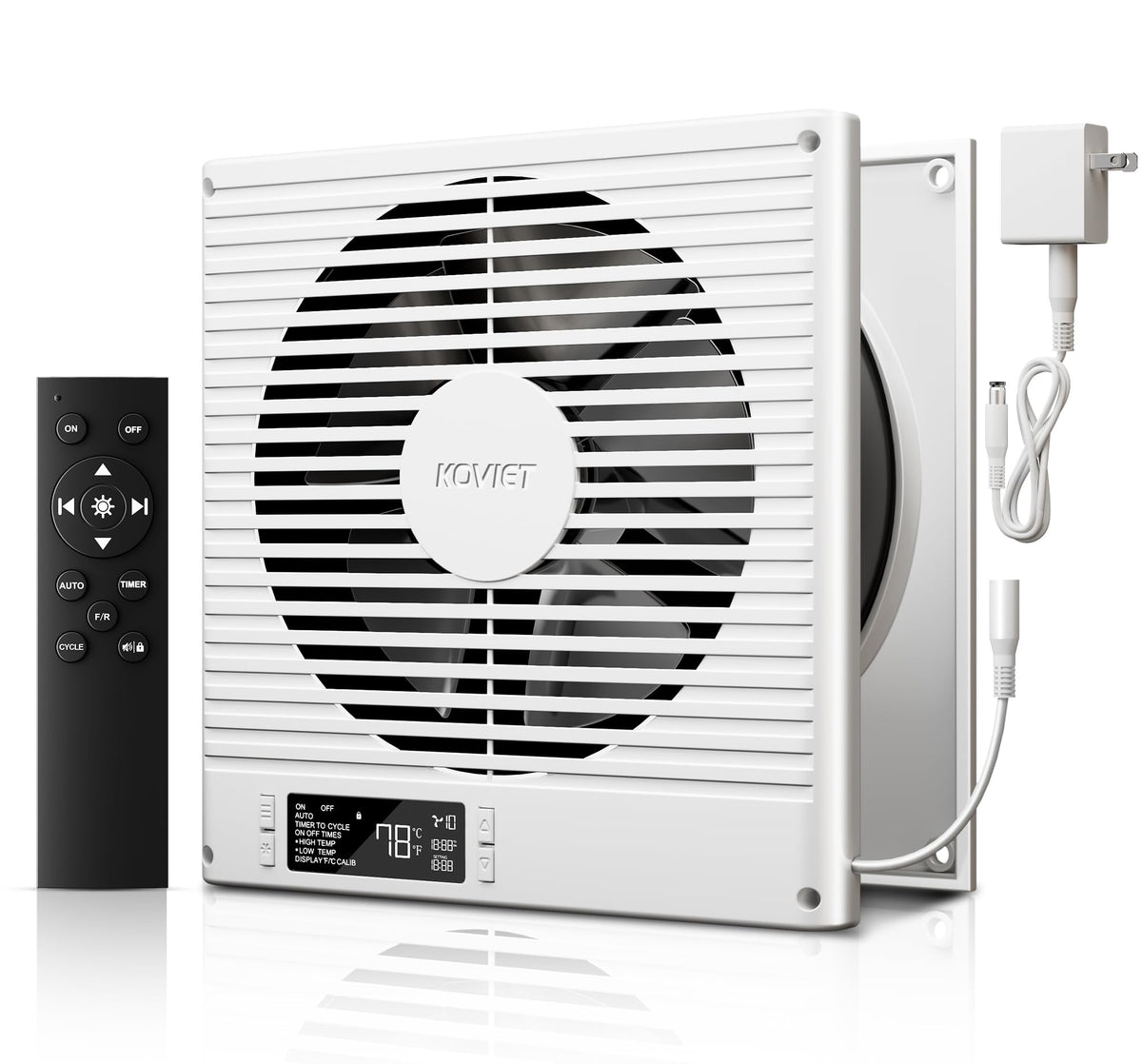 8" Room to Room Ventilation Fan with Remote X776