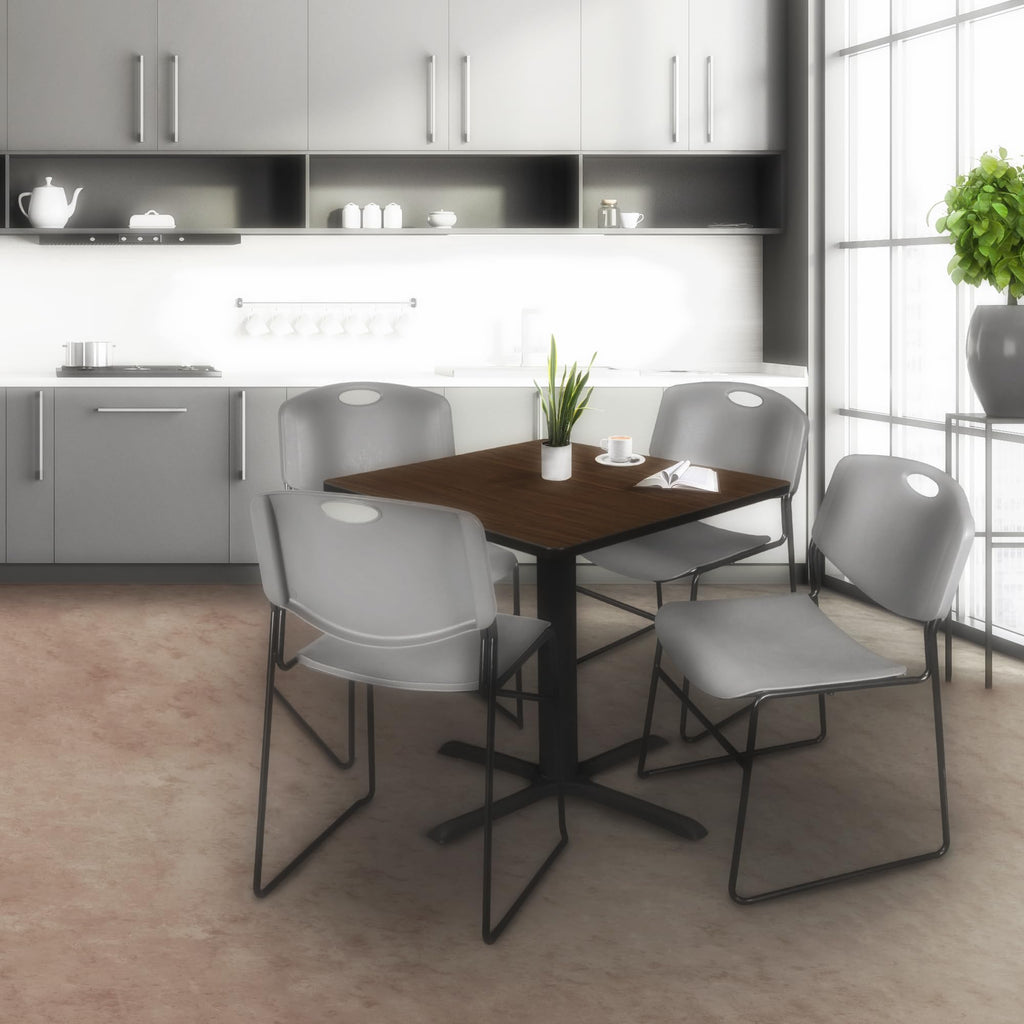 36" Square Scratch Resistant Laminate Café Table K616221
